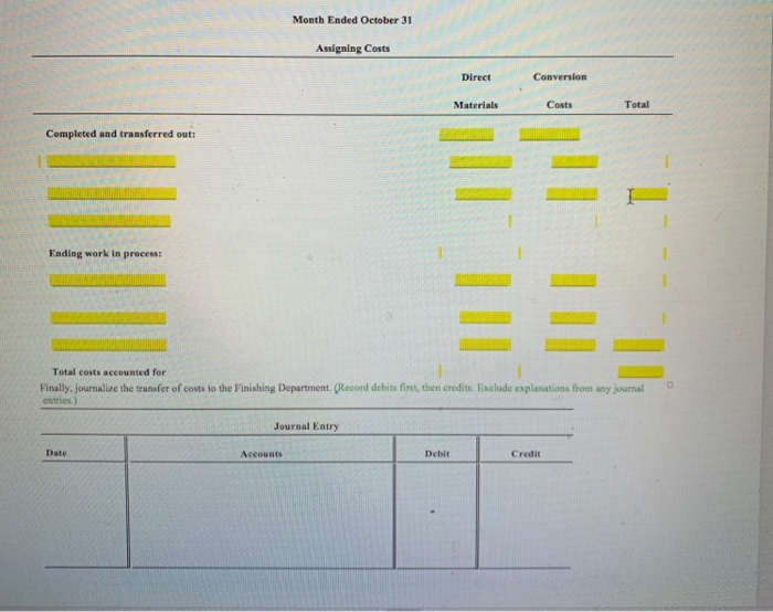 on the left : just the numbers and journal entry 1 Data