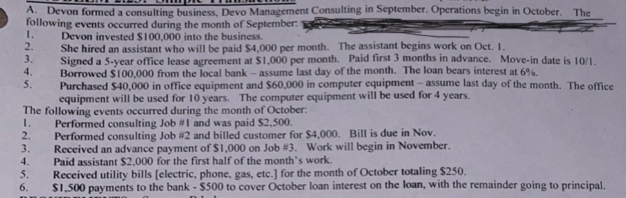 adjustmenst for October. If an expert can please do this as soon