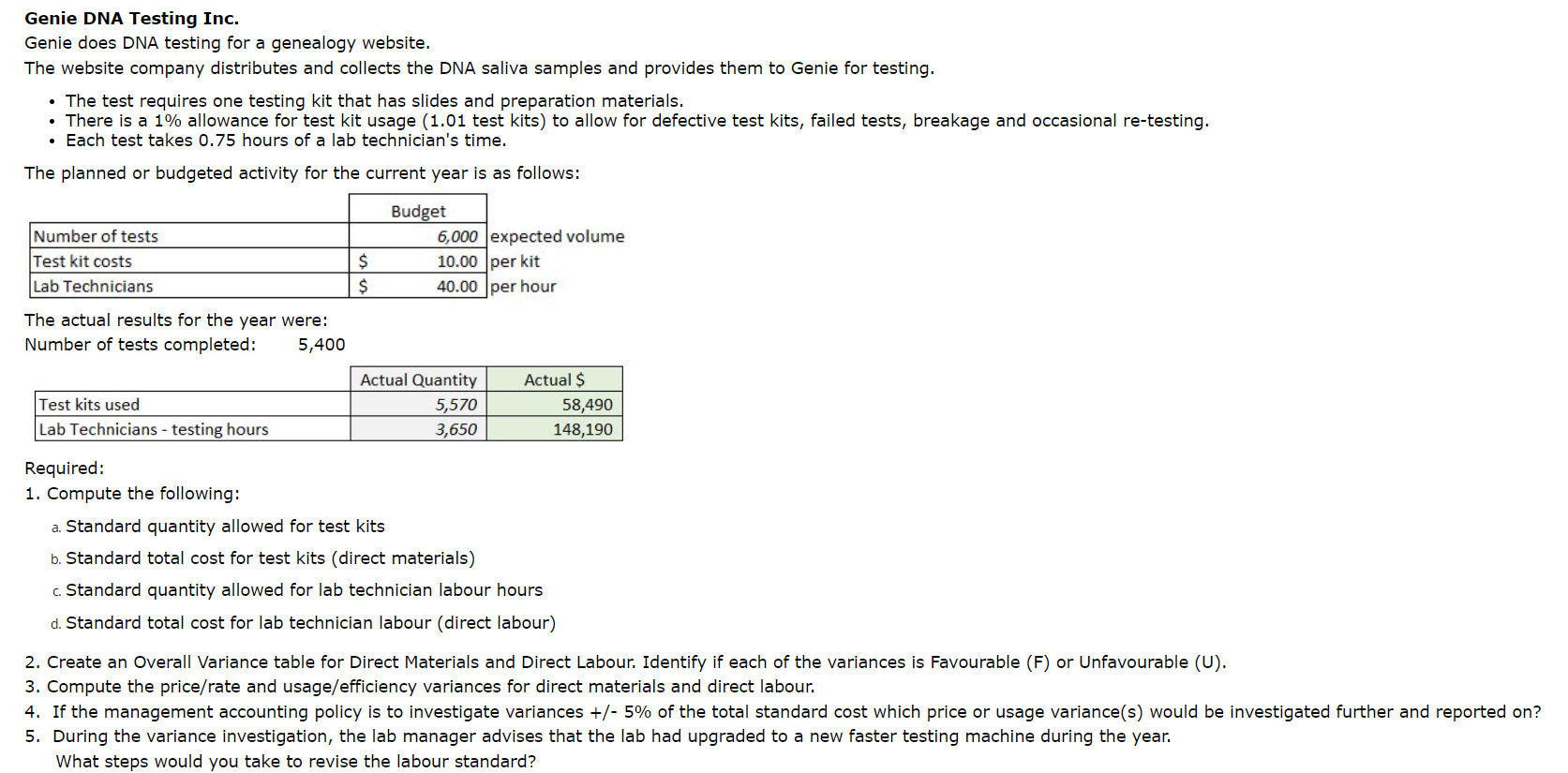 Genie DNA Testing Inc. Genie does DNA testing for a genealogy