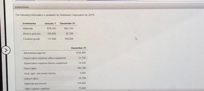help resolving the problem The following information is available for Robstown Corporation