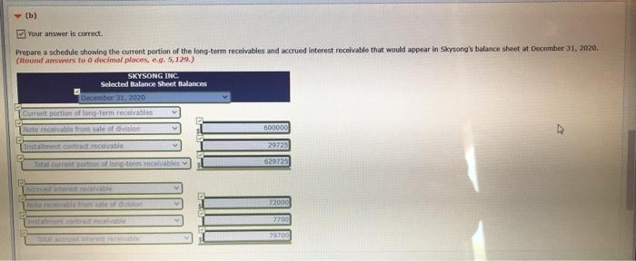 to decimal place 0.0.5,125) SKYSONG INC Interest Revenue from Long-Term Receivables LINE