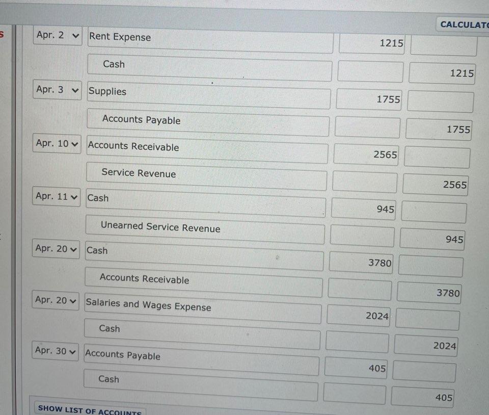 the first month of the operation of the business, these events and