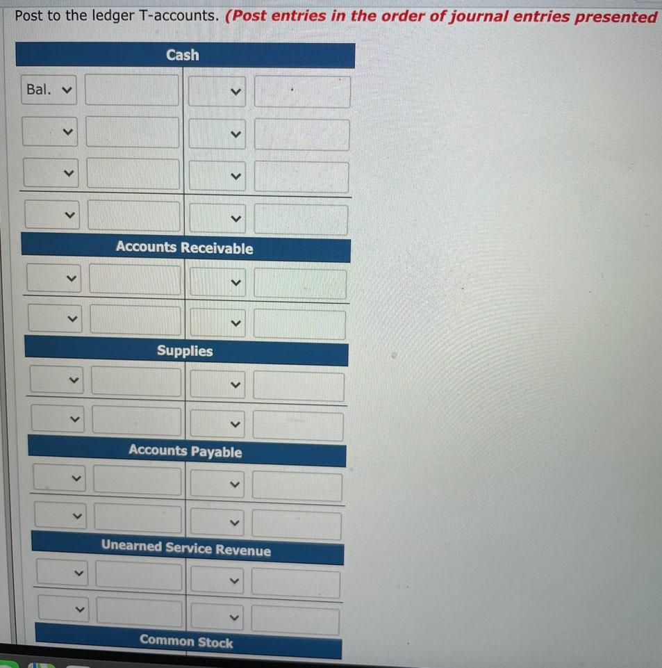 transactions occurred: Apr. 1 Stockholders invested $24,300 cash in exchange for common