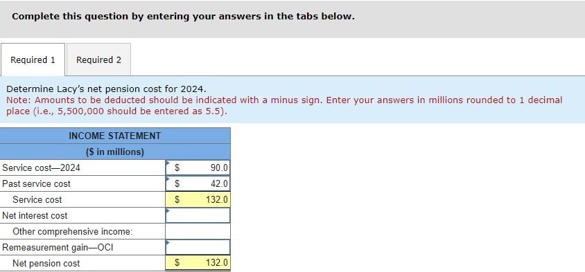 Lacy Construction has a noncontributory, defined benefit pension plan. At December 31,