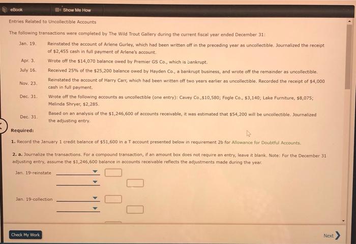  Pls answer 3 and 4 only! eBook Show Me How Entries