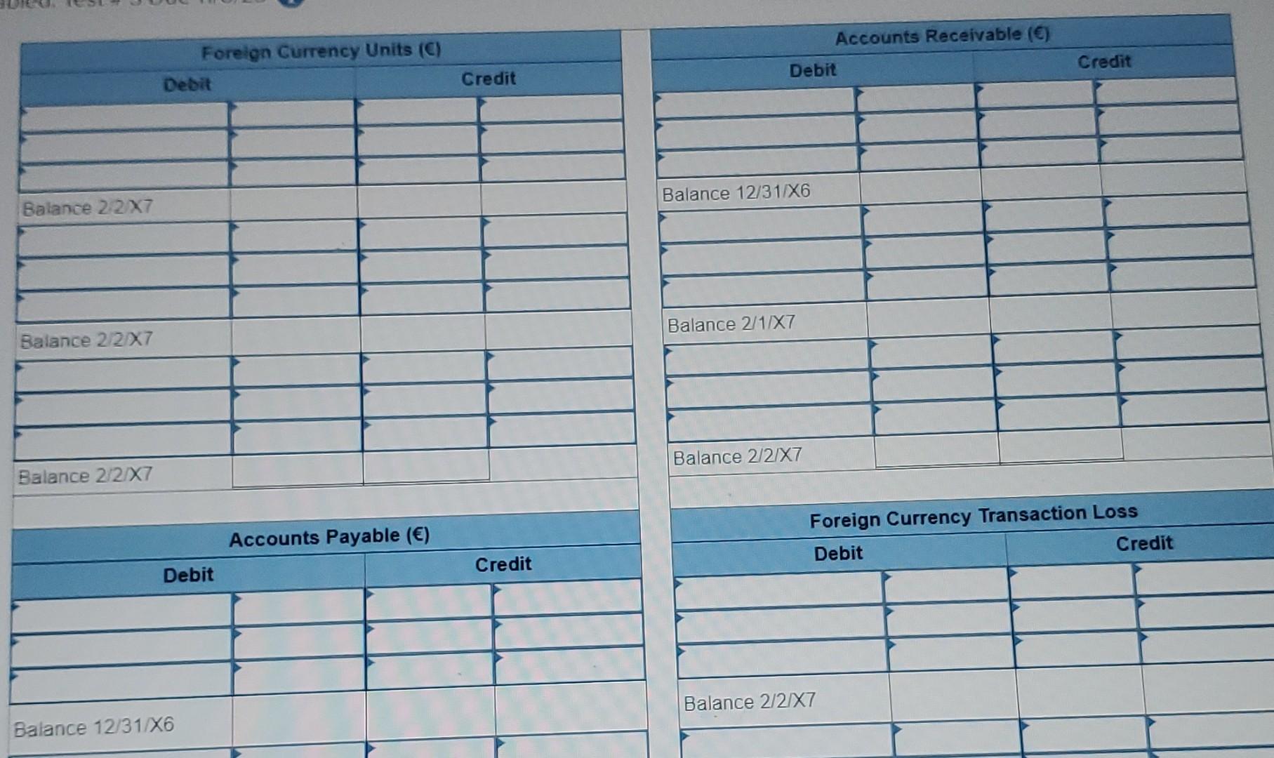 Merchant Company had the following foreign currency transactions: 1. On November 1,