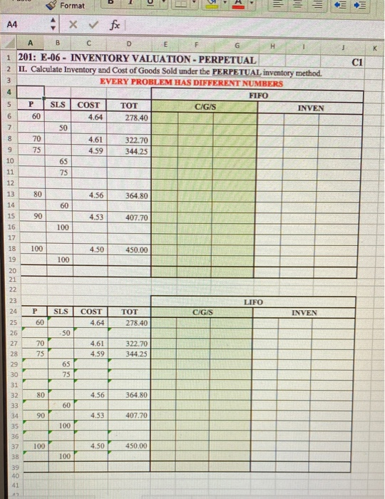  Please help!!! A Format D x & fx A B C