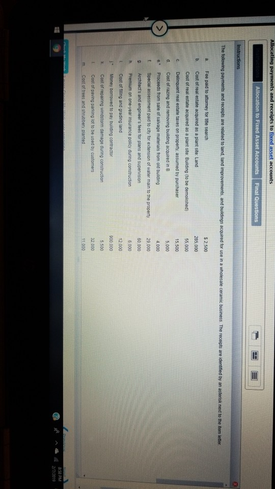 Hello, I need help with this question thank you Allocating p