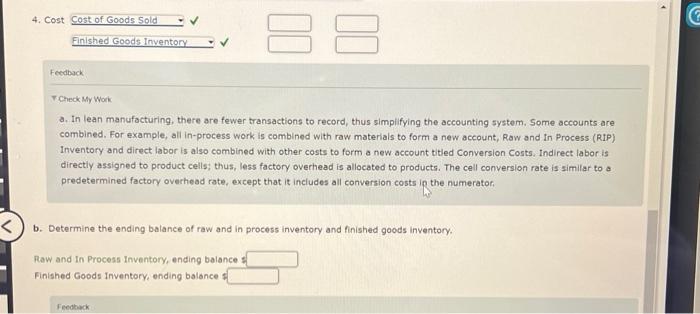 materials. The speaker manufacturing assembly cell includes the following estimated costs for