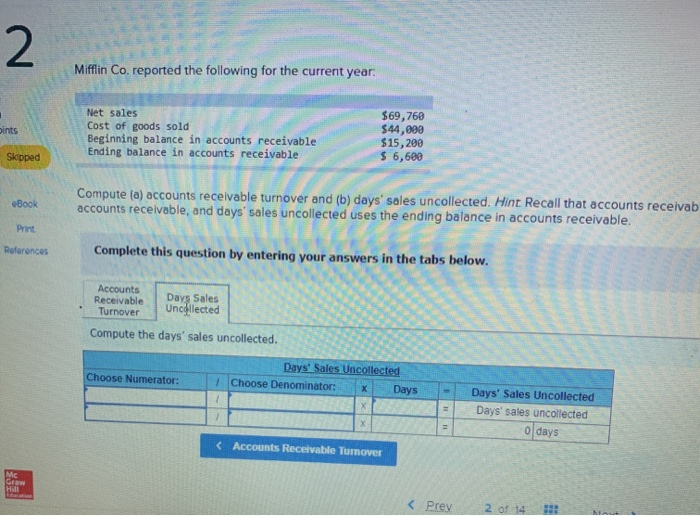 the following for the current year. Net sales Cost of goods sold