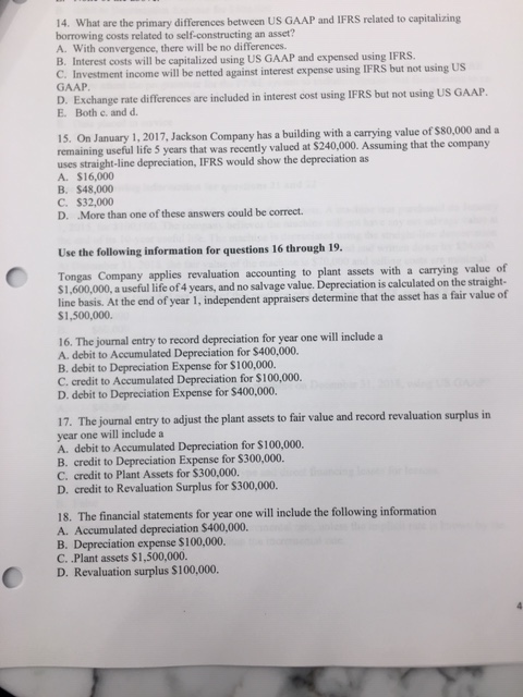 14. What are the primary differences between US GAAP and IFRS