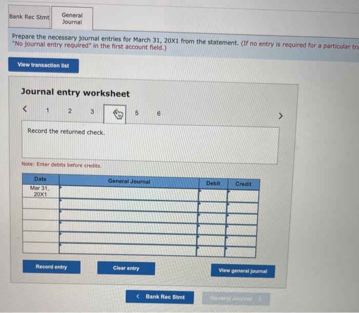 covers the bank's collection fee for the note. 2. A deposit in
