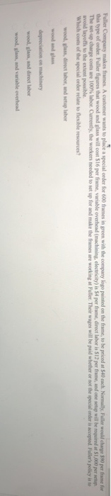 thank you The two variances for fixed overhead are spending and budget.
