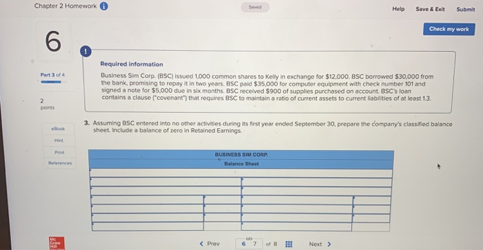 promising to repay it in two years BSC paid $35,000 for computer
