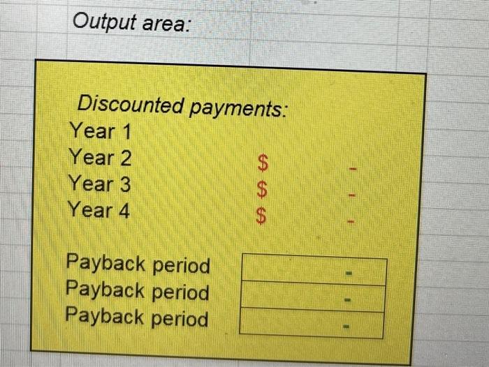 annual cash inflows of $3,700,$4,800,$6,300, and $5,400, for the next four years,