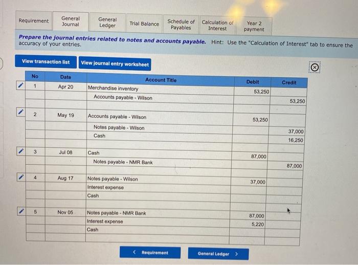 on Problem 9-1A LO C2, P1 The January 1, Year 1 trial
