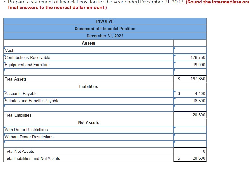 fiscal year ended December 31 , 2023, the following transactions occurred. 1.