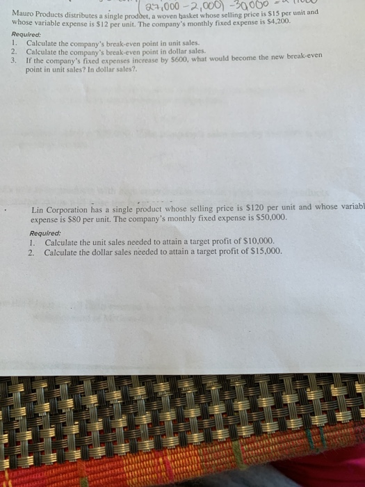 Sales 100% 70 -30% Selling price Variable expenses Contribution margin $90 63