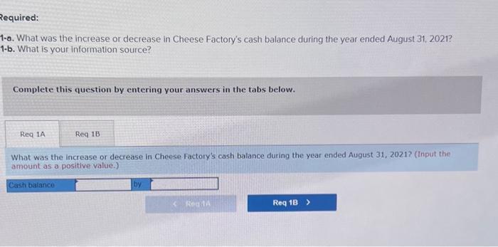 positive value.) 4. Prepare a statement of cash flows for the fiscal