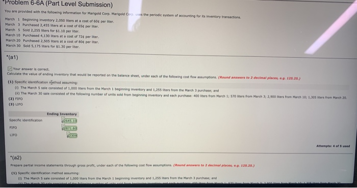  please solve for a2. show answers by drawing the table and