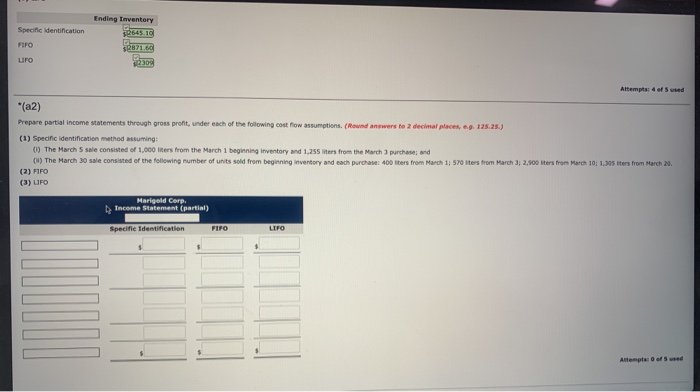 filling it for covinience please Problem 6-6A (Part Level Submission) You are
