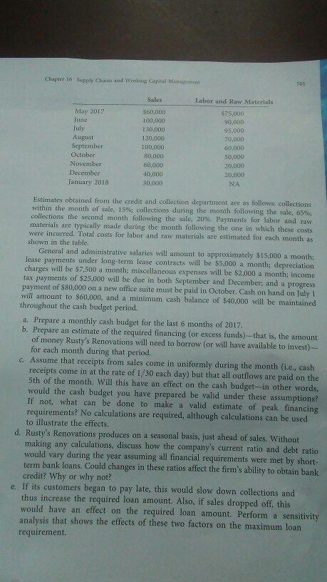 Do as many as you could please. Thank you Chapter 16