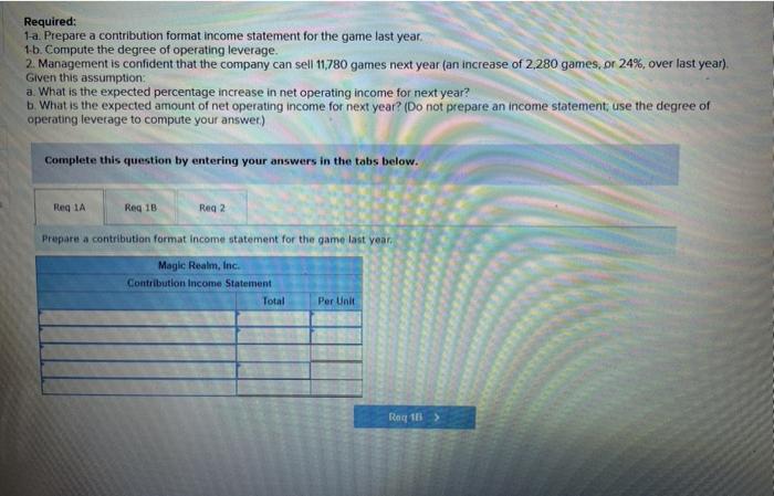 a new fantasy board game. The company sold 9,500 games last year