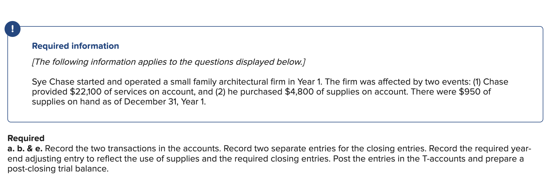  Journal entry worksheet Record the closing entry for expenses. Note: Enter