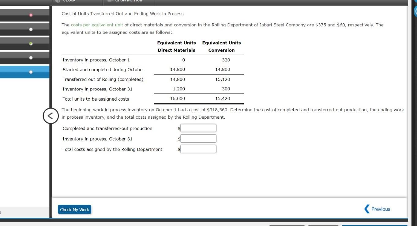 for September of the current fiscal year are as follows Production begins