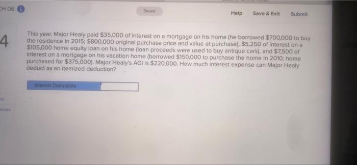 has AG of $125,000 and paid the following taxes this year Calculate