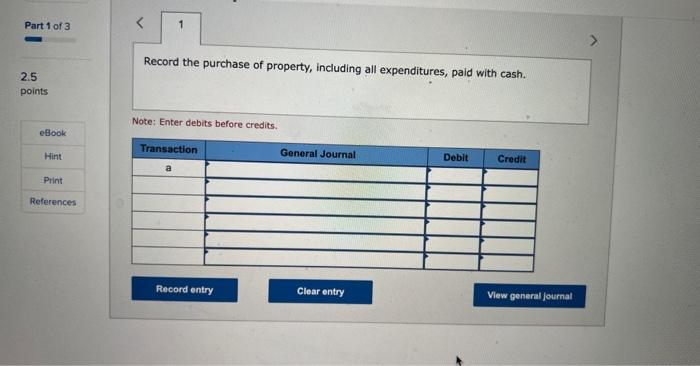 Assets (Straight-Line Depreciation) LO8. 2,83 The following information applles to the questions