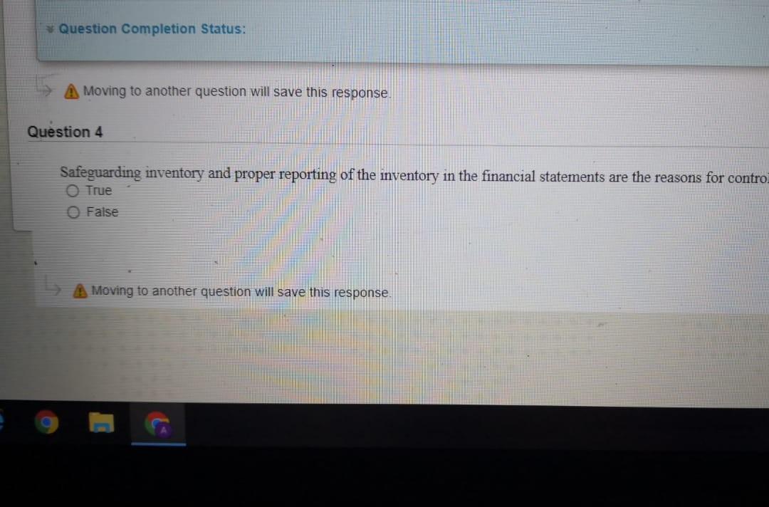 question will save this response