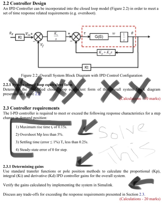  2.2 Controller Design An IPD Controller can be incorporated into the