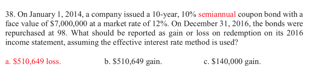I need help with this problem please! 38. On January 1, 2014,