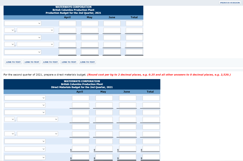 in retail hardware stores in British Columbia and Alberta. Because the budget