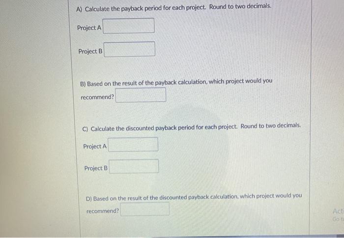 The company's required rate of return for projects of this risk level