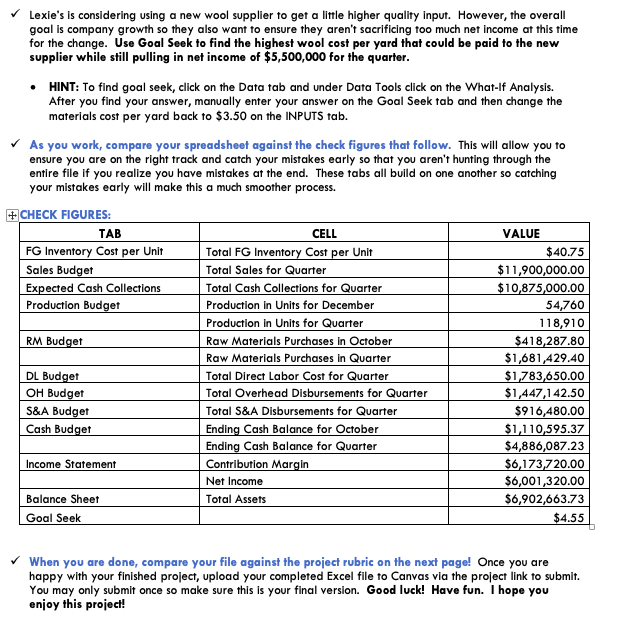 skills. Case: Lexie's Wool Sweaters is a small business that makes 100%