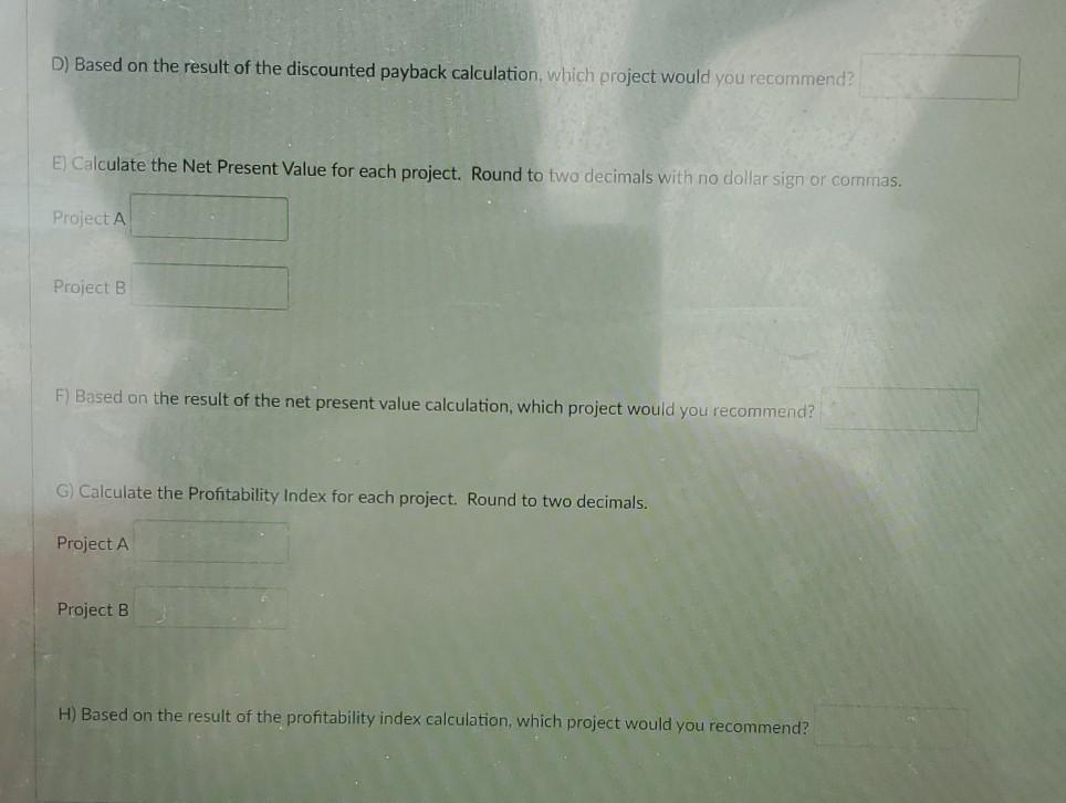 The company's required rate of return for projects of this risk level