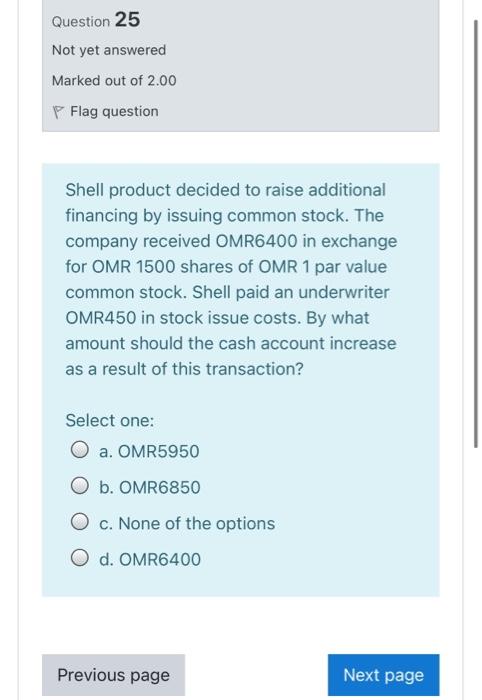 will rate you Question 24 Not yet answered Marked out of 1.00