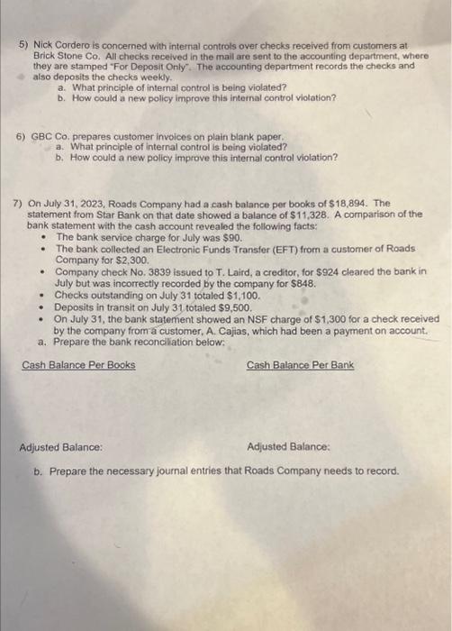 will be asked in class based on your completion of this preparation