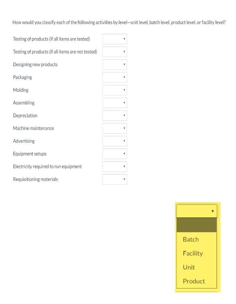 or machine hours may not be the appropriate cost driver for overhead