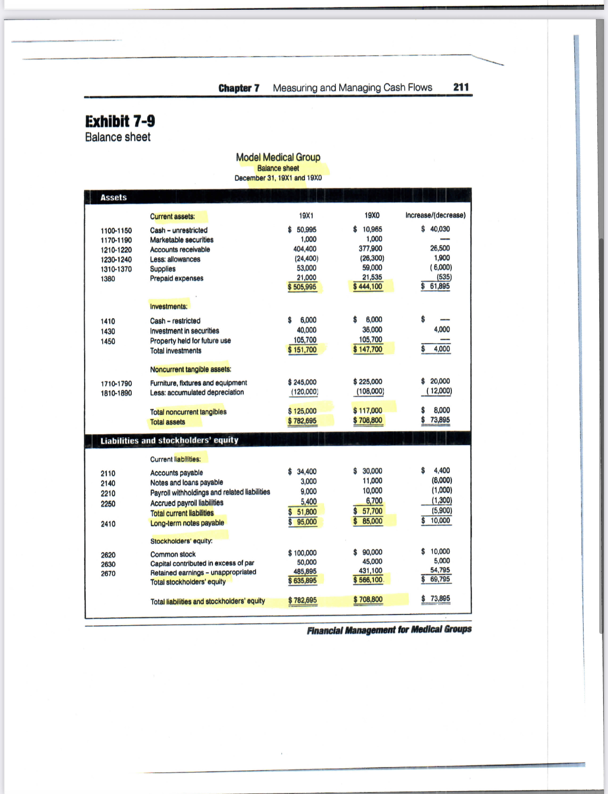 Excel to address the following questions for 19X1 : b. What is