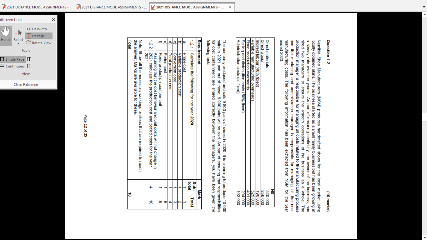 direct proportion to the volume of activity. 6. Direct labour and manufacturing