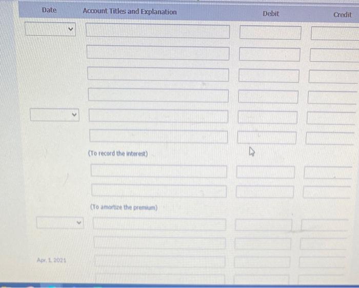on the books of Carla Corporation May 1 2020 Dec 31 Bonds