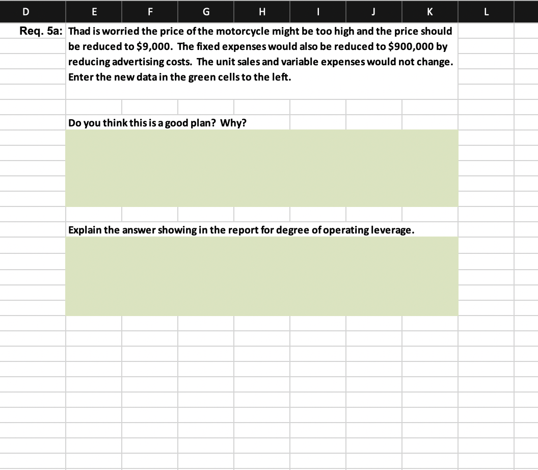 expense ratio 13 Selling price per unit ? per unit 14 Variable