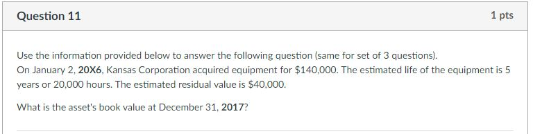  Use the information provided below to answer the following question (same