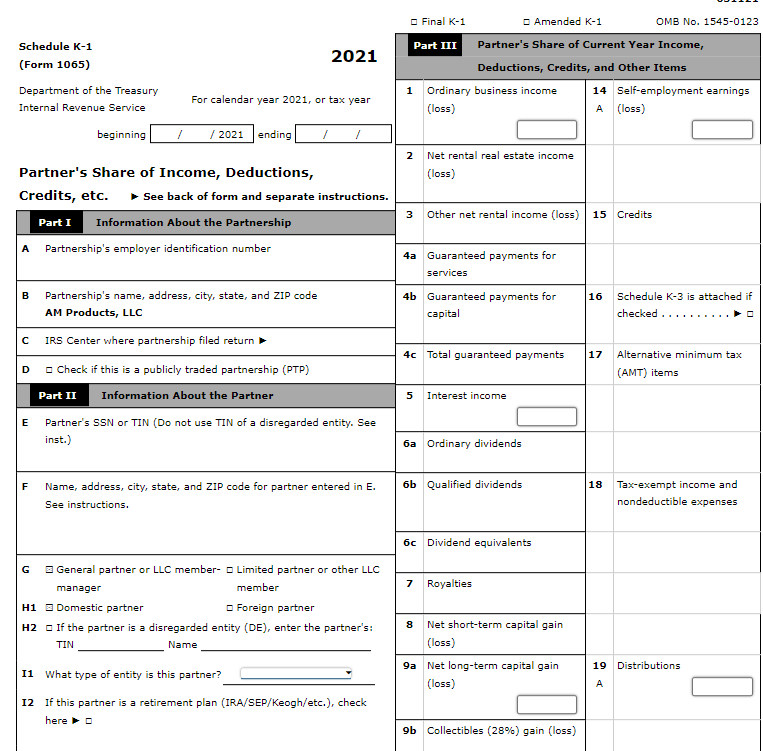 beginning of the current year, Amy's tax basis capital account has a