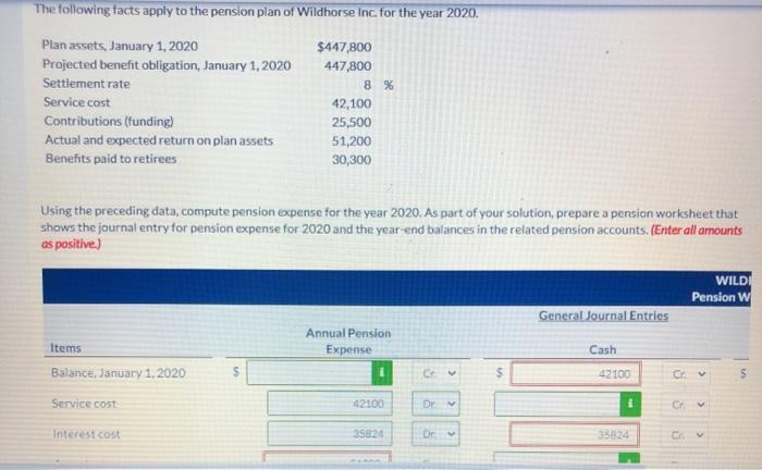  answer everything correctly. i thumbs up The following facts apply to