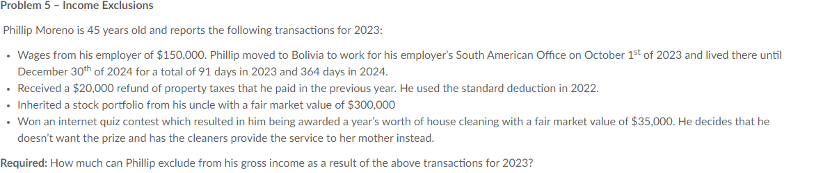 - Income Inclusions Verity Hamilton is 30 years old and single. She