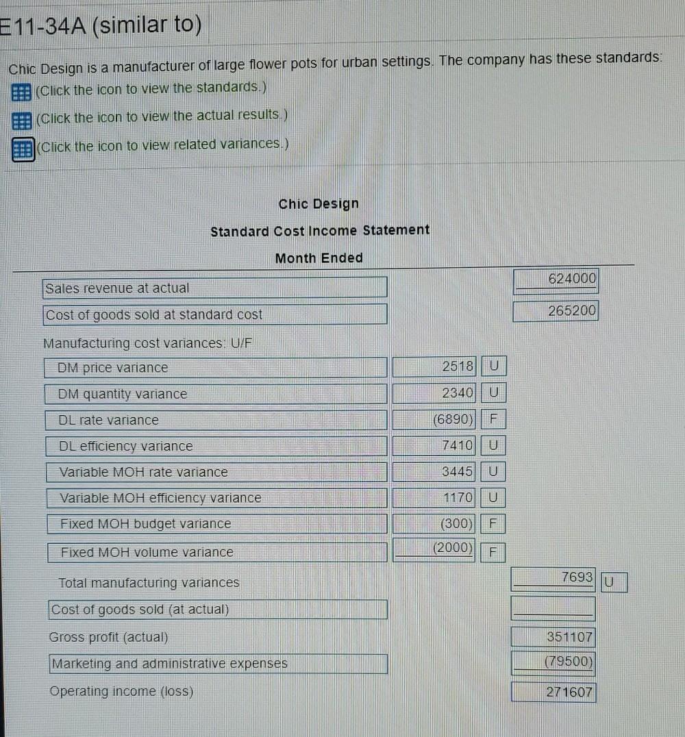 . $50,000 Standard fixed MOH rate. I $8.00 per direct labor hour